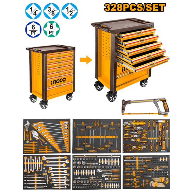 328 Pcs Tool Chest Set