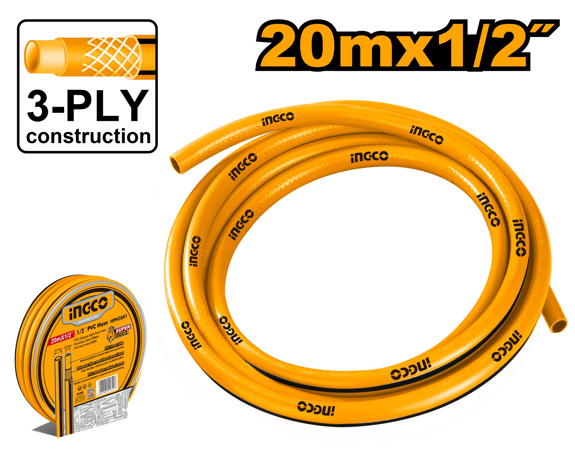 1/2" Pvc Hose