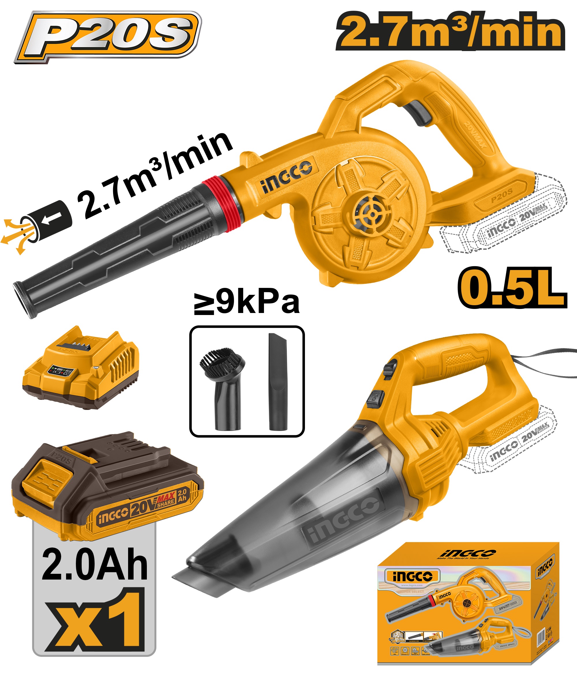 Cordless 2 Pcs Combo Kit