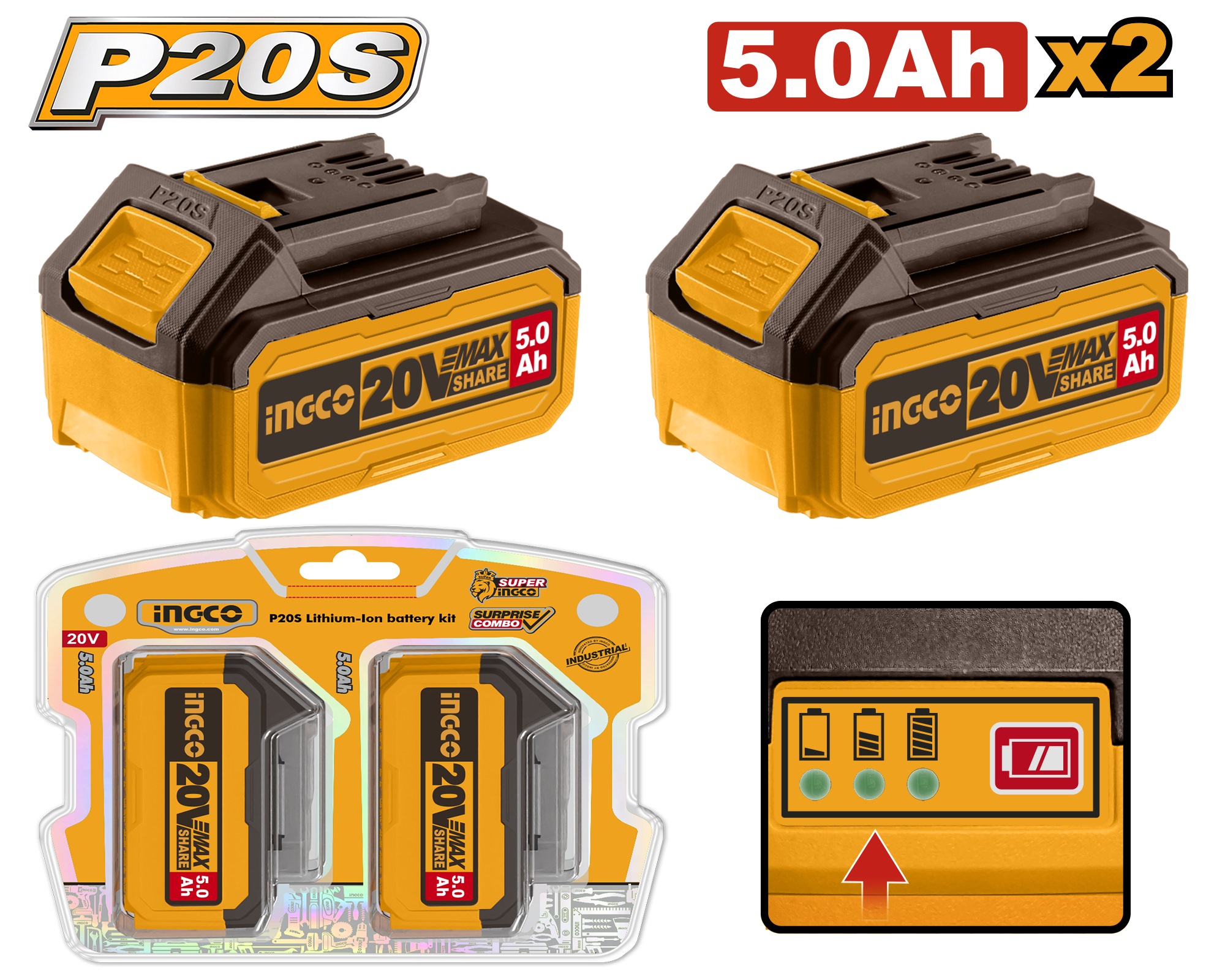 P20S Lithium-Ion Battery Kit