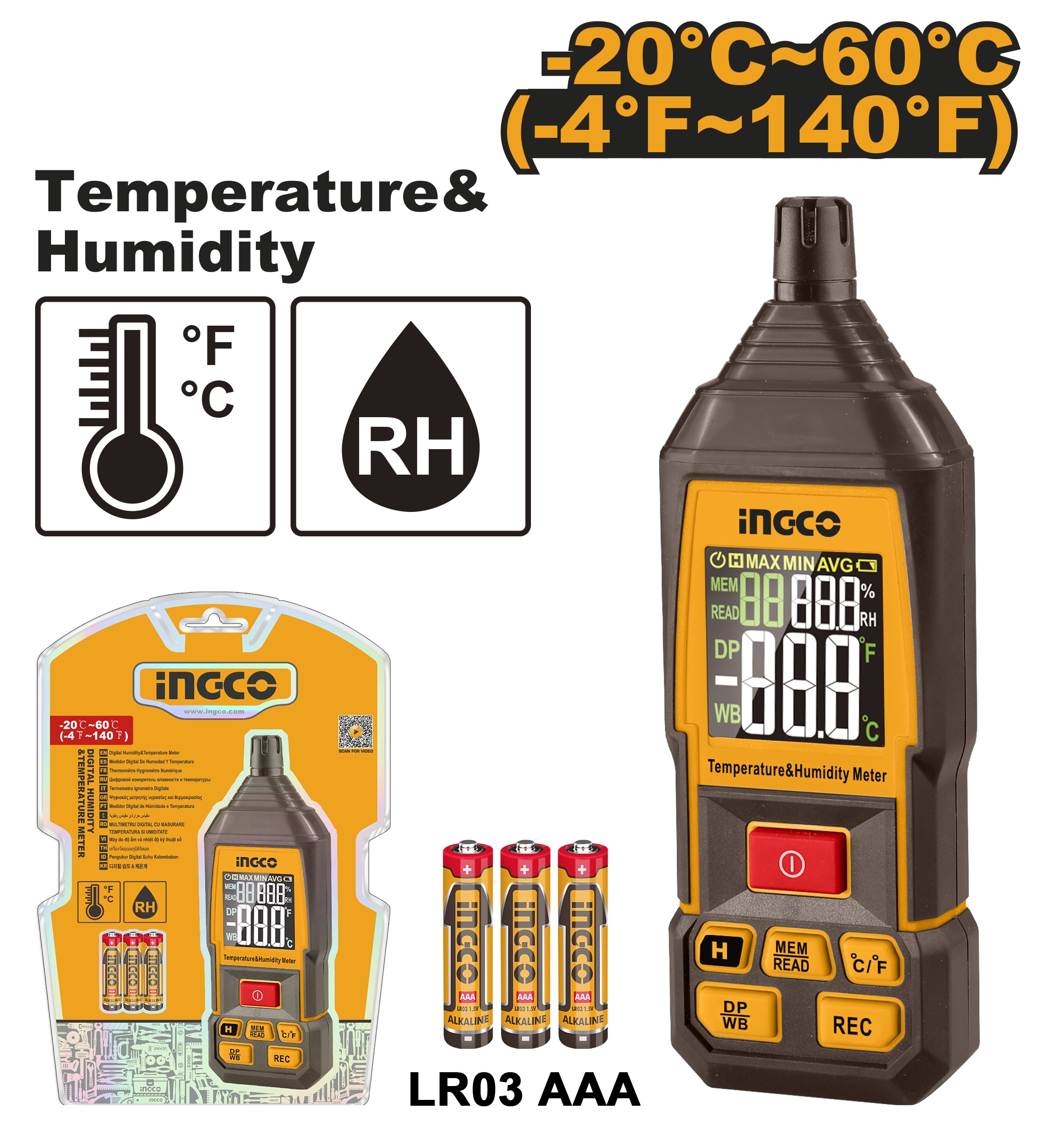 Digital Humidity&Temperature Meter