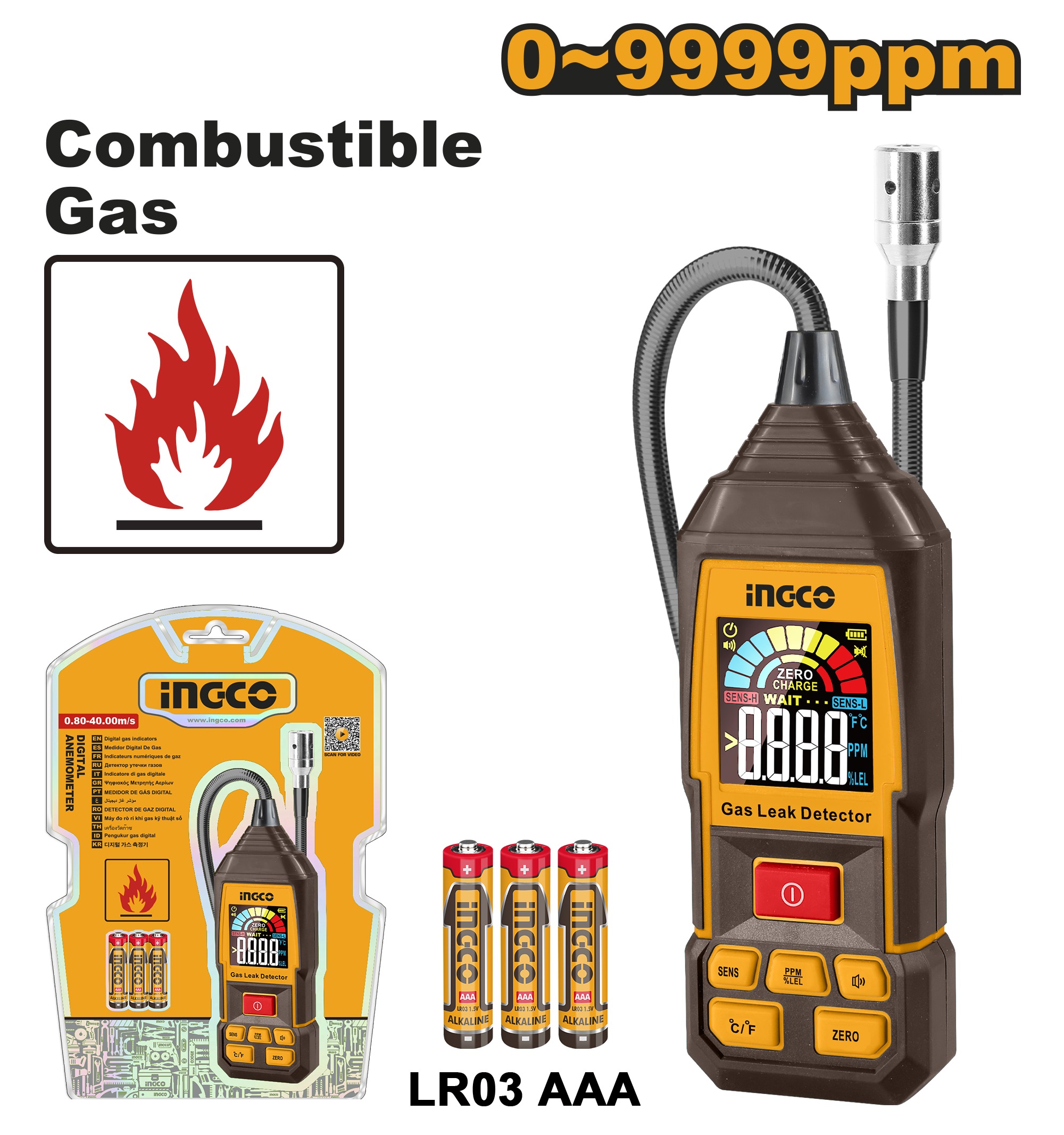 Digital Gas Indicators