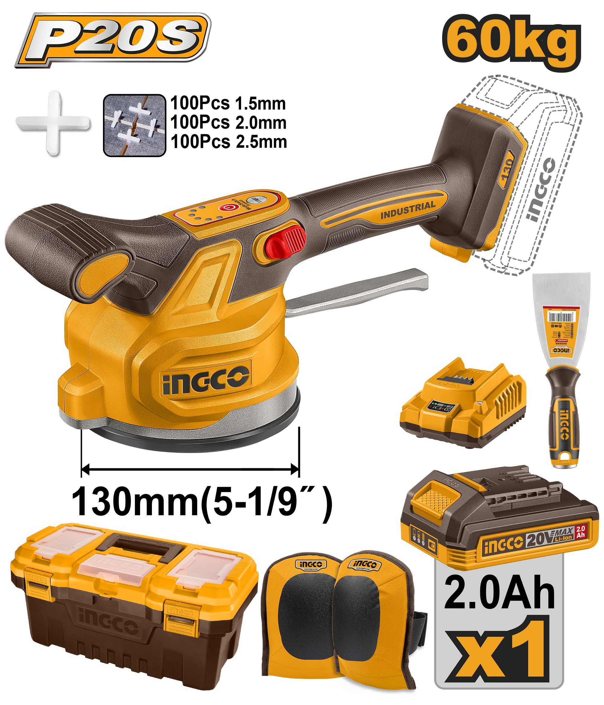 Cordless Tile Vibration Machine