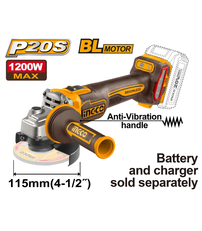 Cordless Angle Grinder