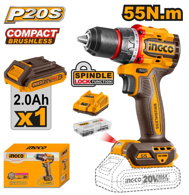 Compact Brushless Cordless Drill