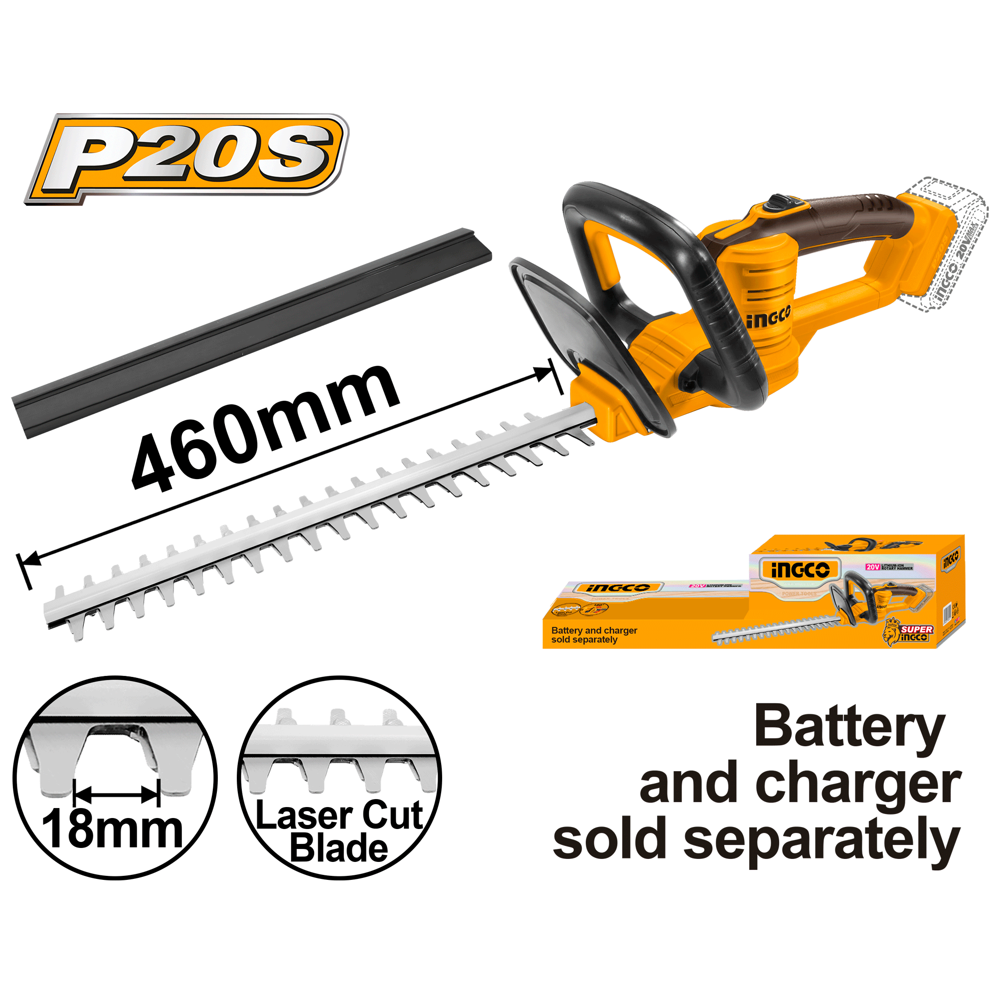 Lithium-Ion Hedge Trimmer