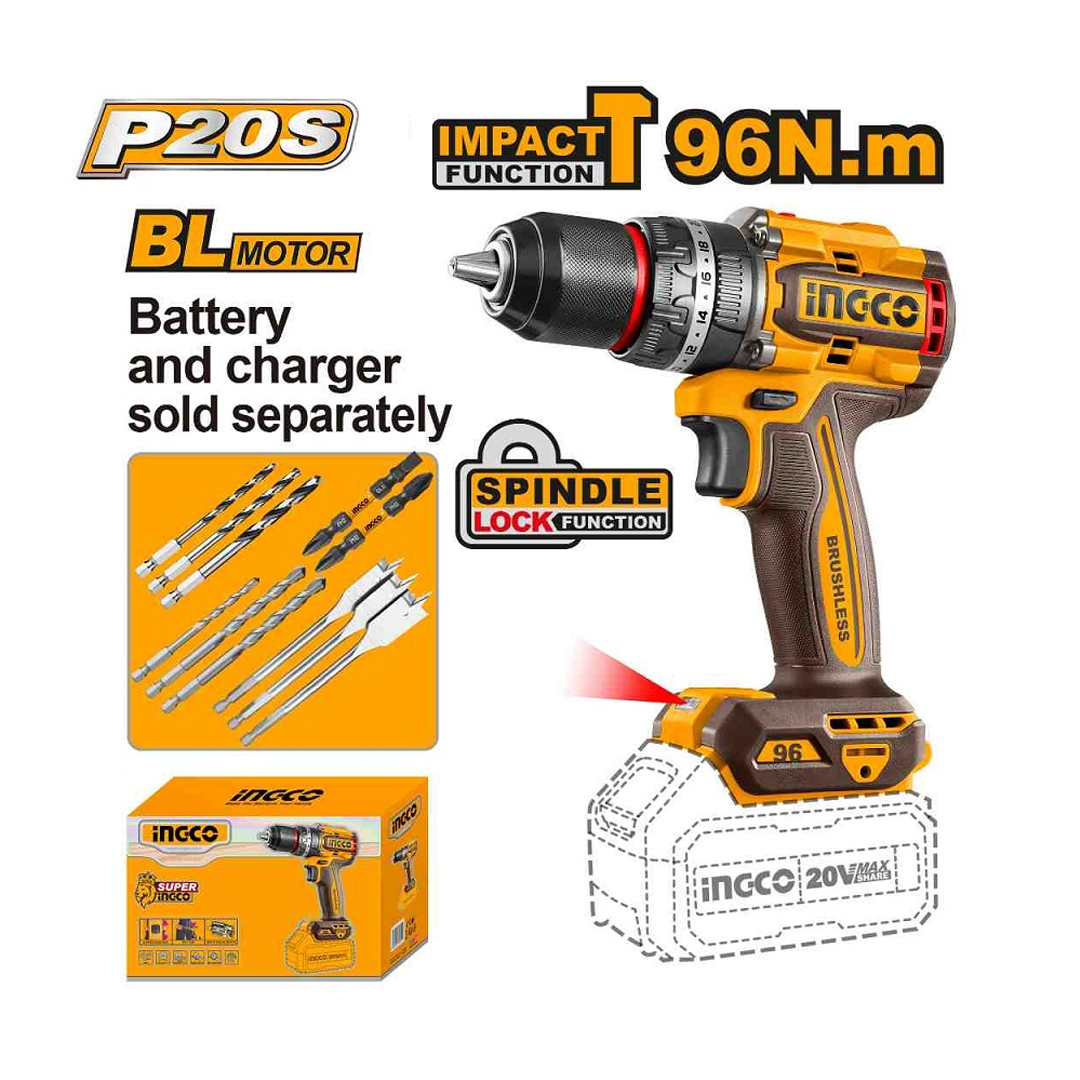 Brushless Cordless Impact Drill