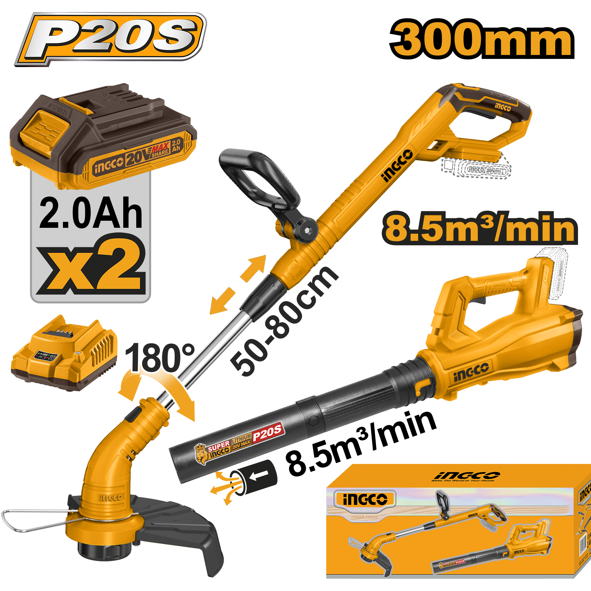 Cordless 2 Pcs Combo Kit