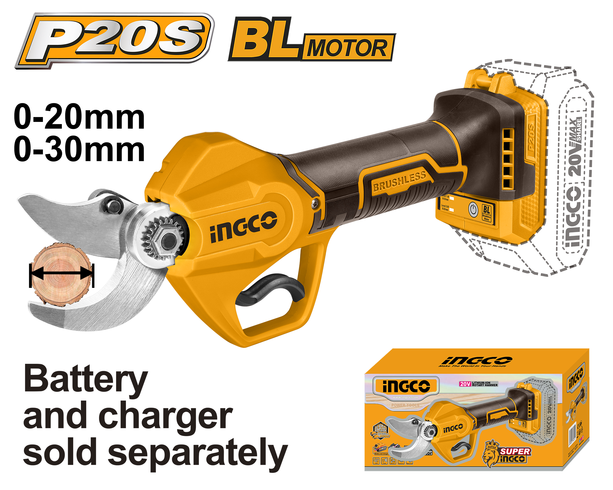 Cordless Gauge Straight Shear