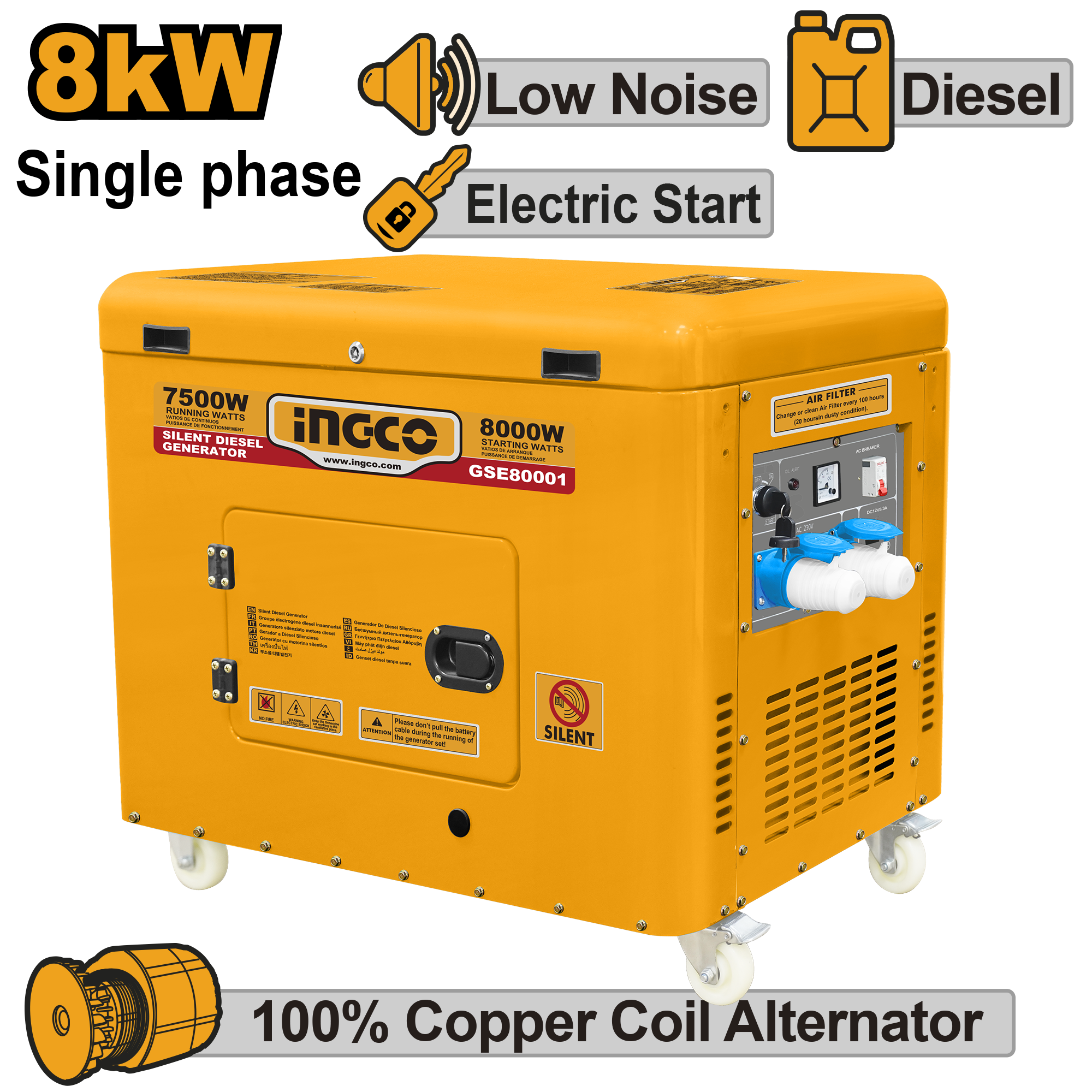 Silent Diesel Generator