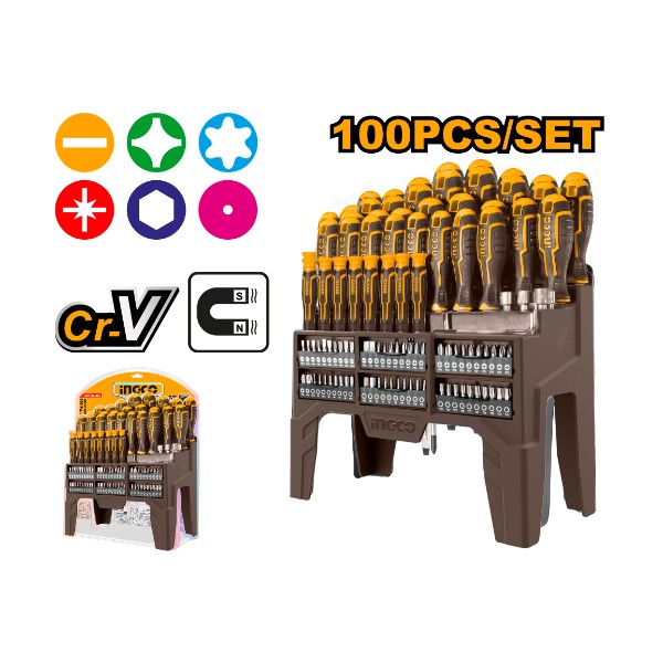 100 Pcs Screwdriver Set