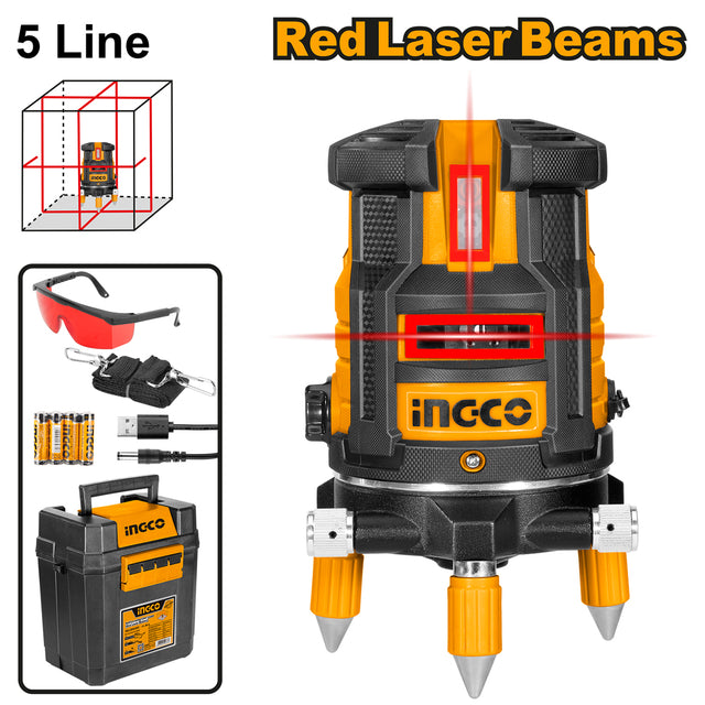 Self-Leveling Line Laser(Red Laser Beams)