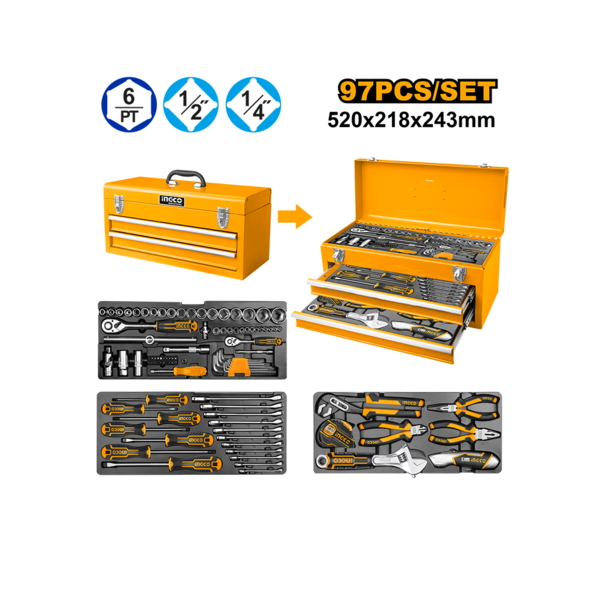 97 Pcs Tool Chest Set