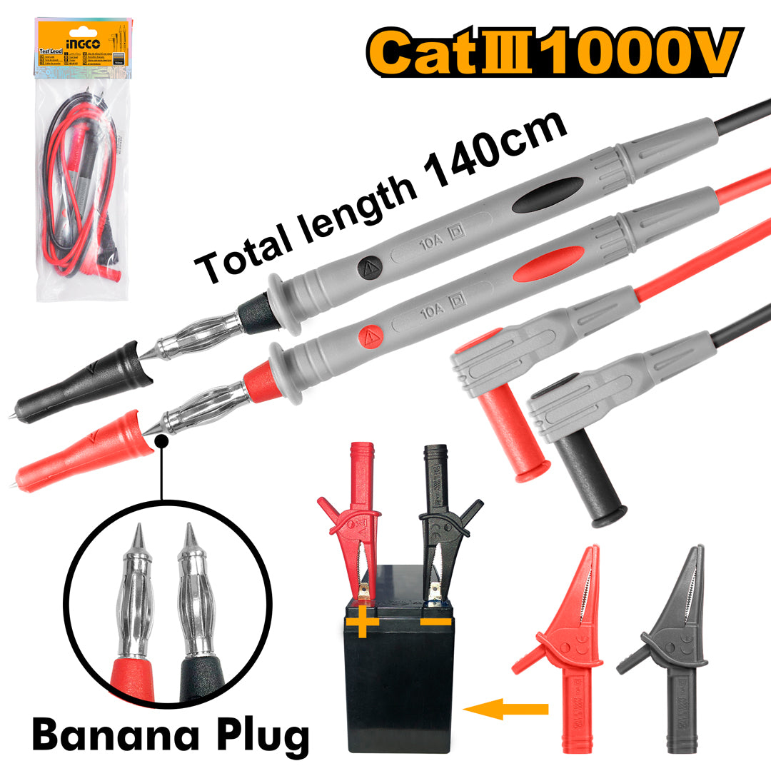 Test Line And Alligator Clips Set