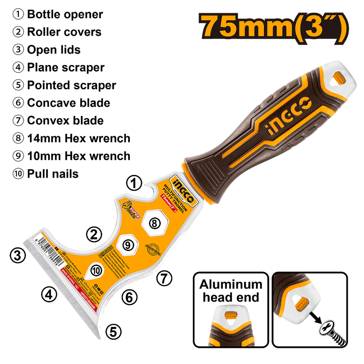 Multifunction Putty Trowel