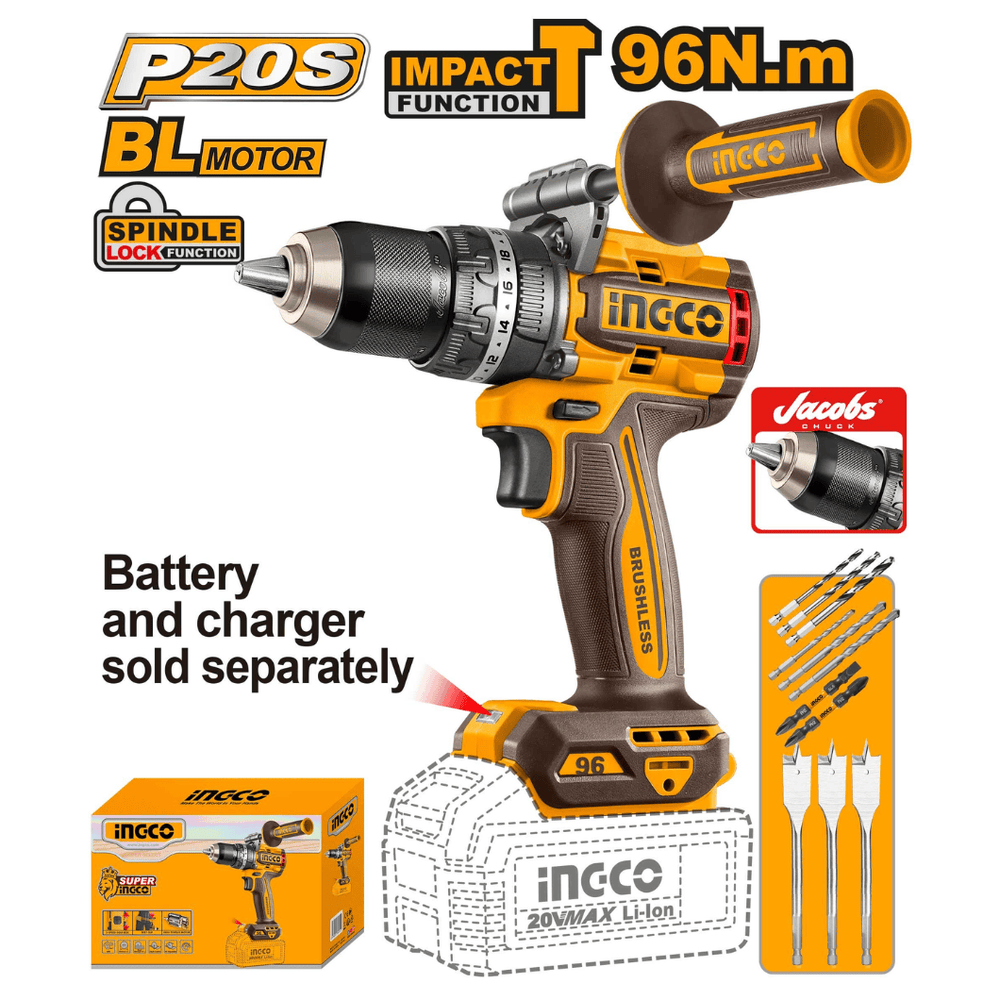 Brushless Cordless Impact Drill