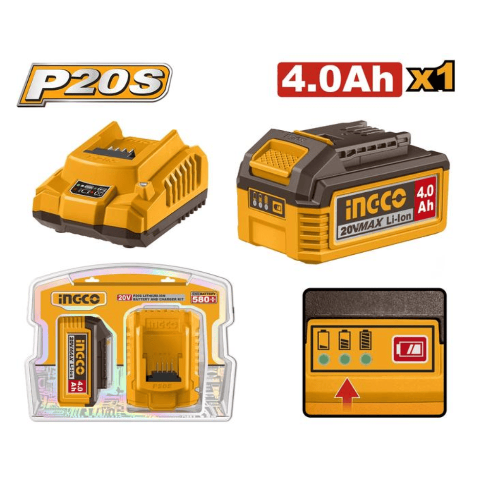 Lithium-Ion Battery And Charger Kit