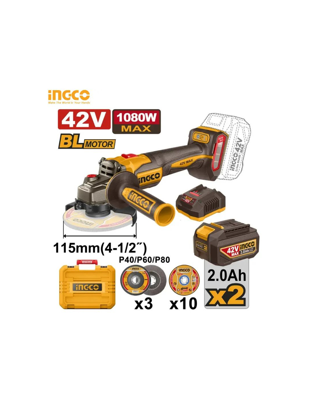 Cordless Angle Grinder