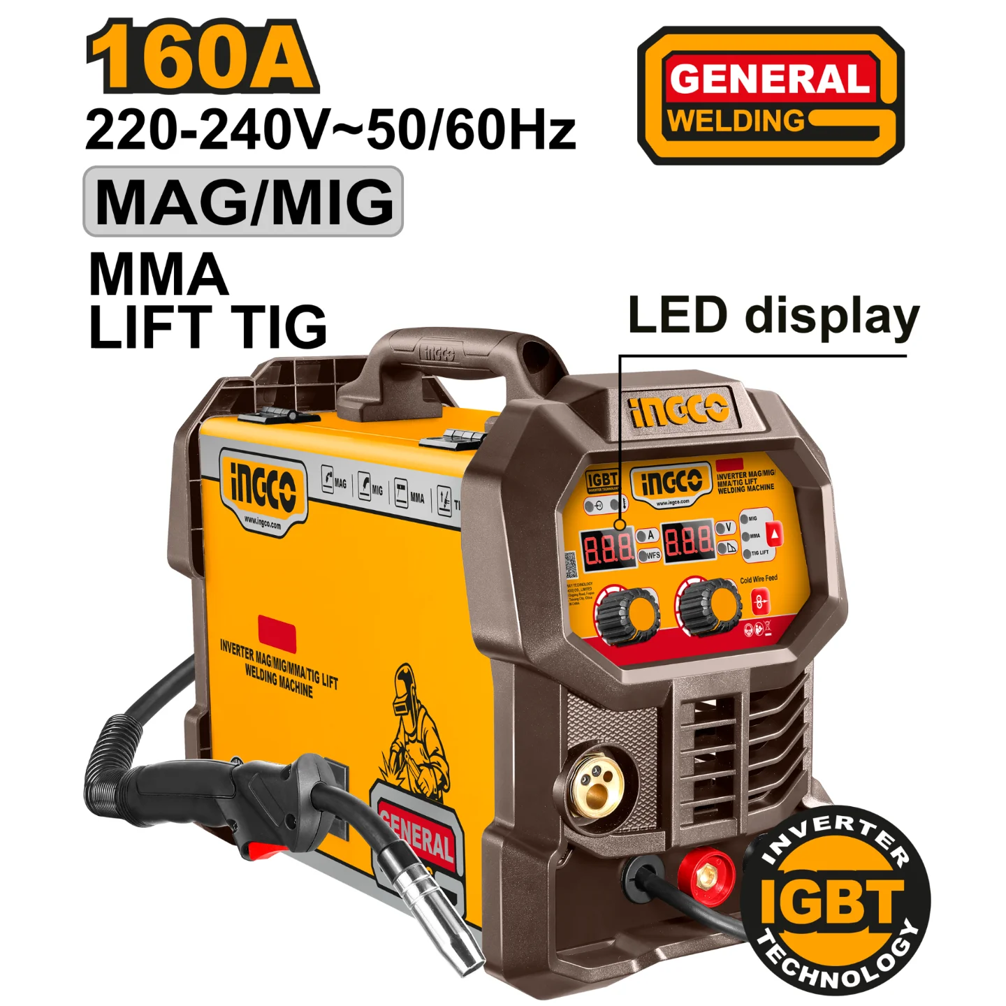 Inverter MAG/MIG/MMA/TIG Lift Welding Machine