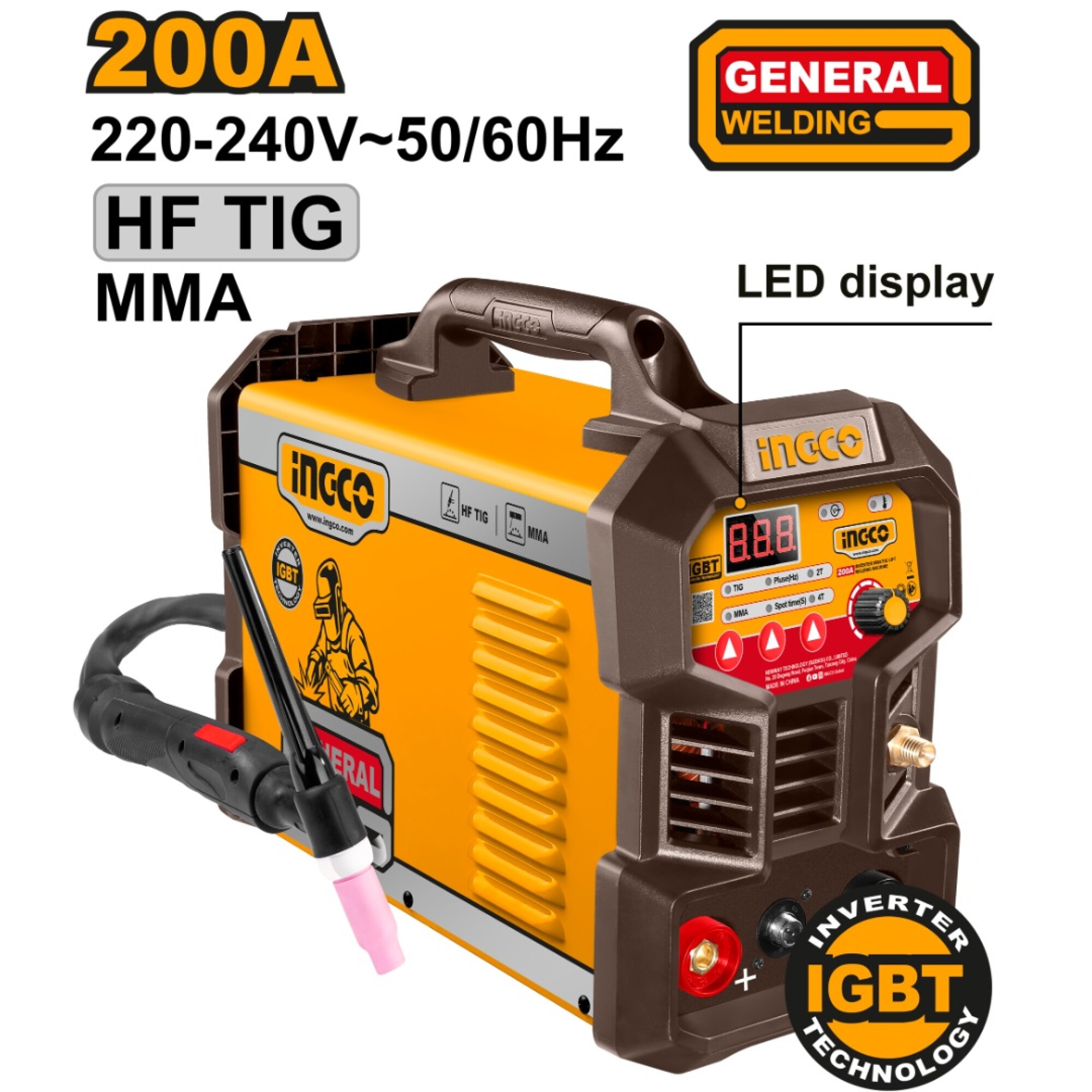 Inverter TIG/MMA Welding Machine