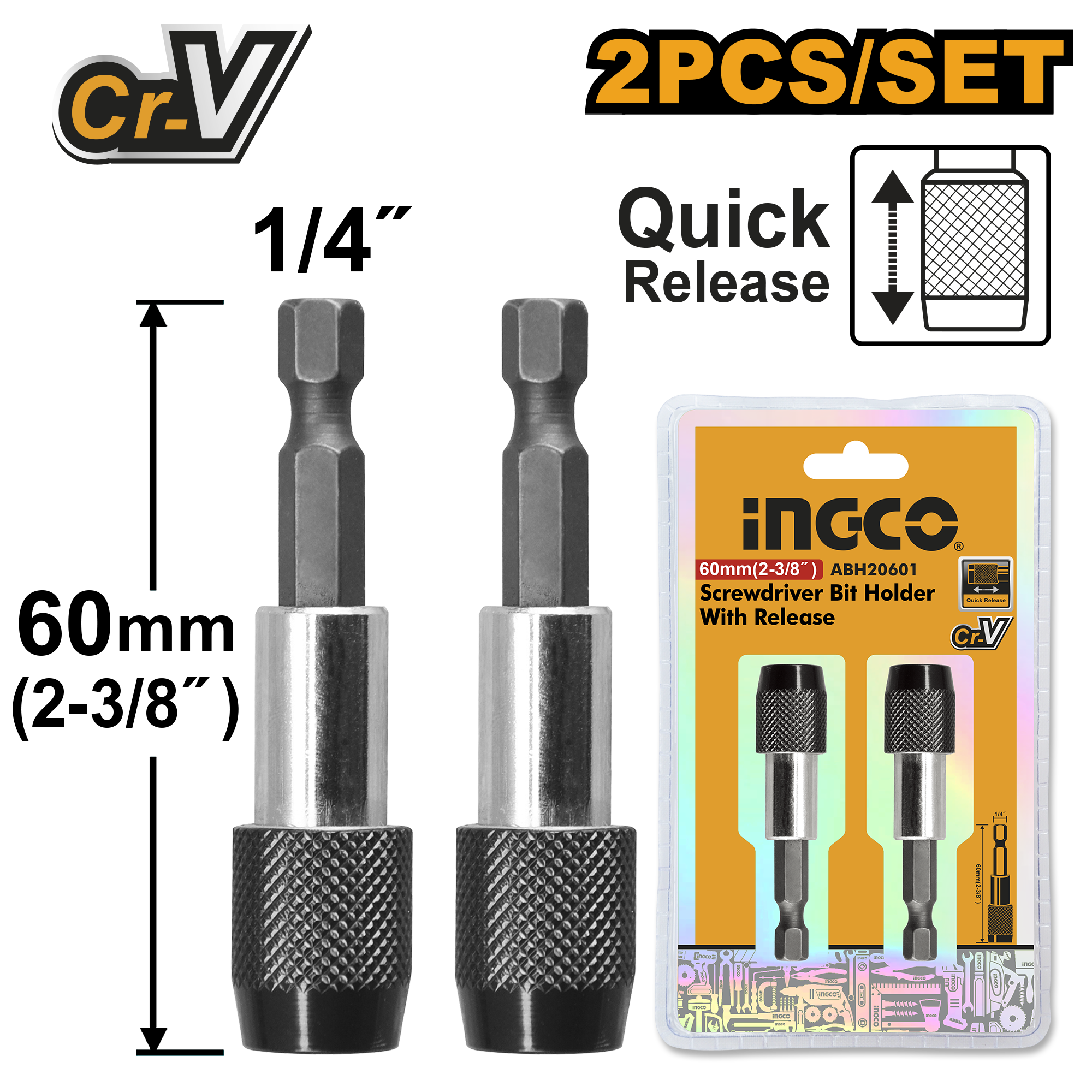Screwdriver Bit Holder With Release
