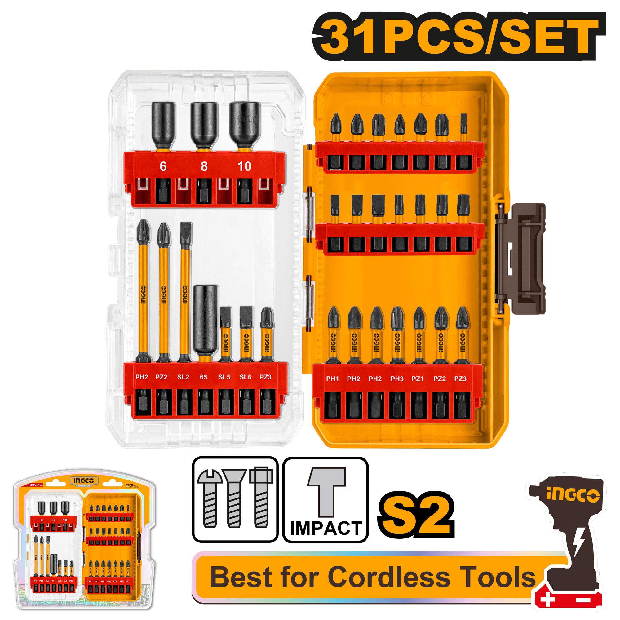 31 Pcs Impact Screwdriver Bits Set