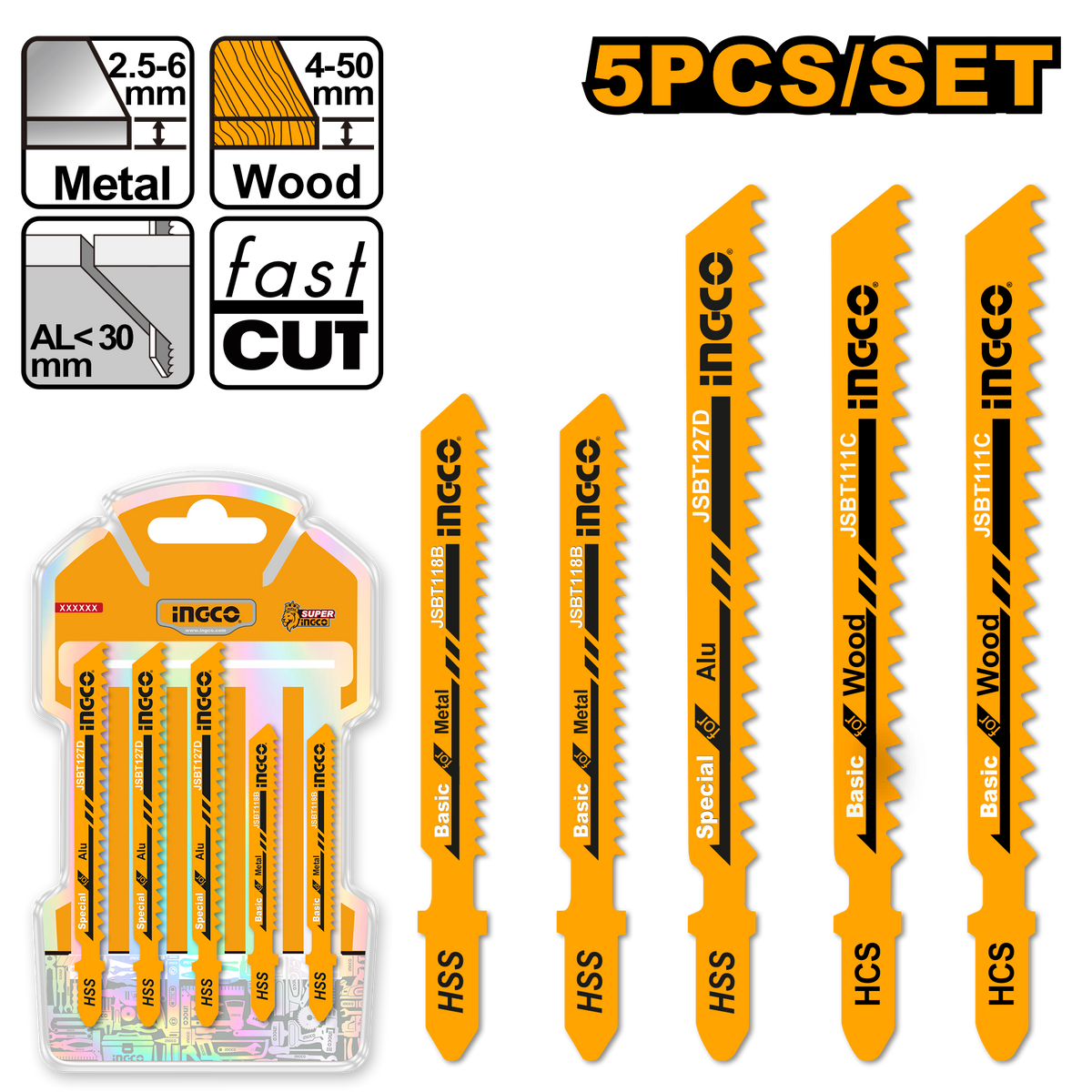 Jig Saw Blade Set