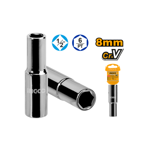1/2" Deep Hexagonal Socket