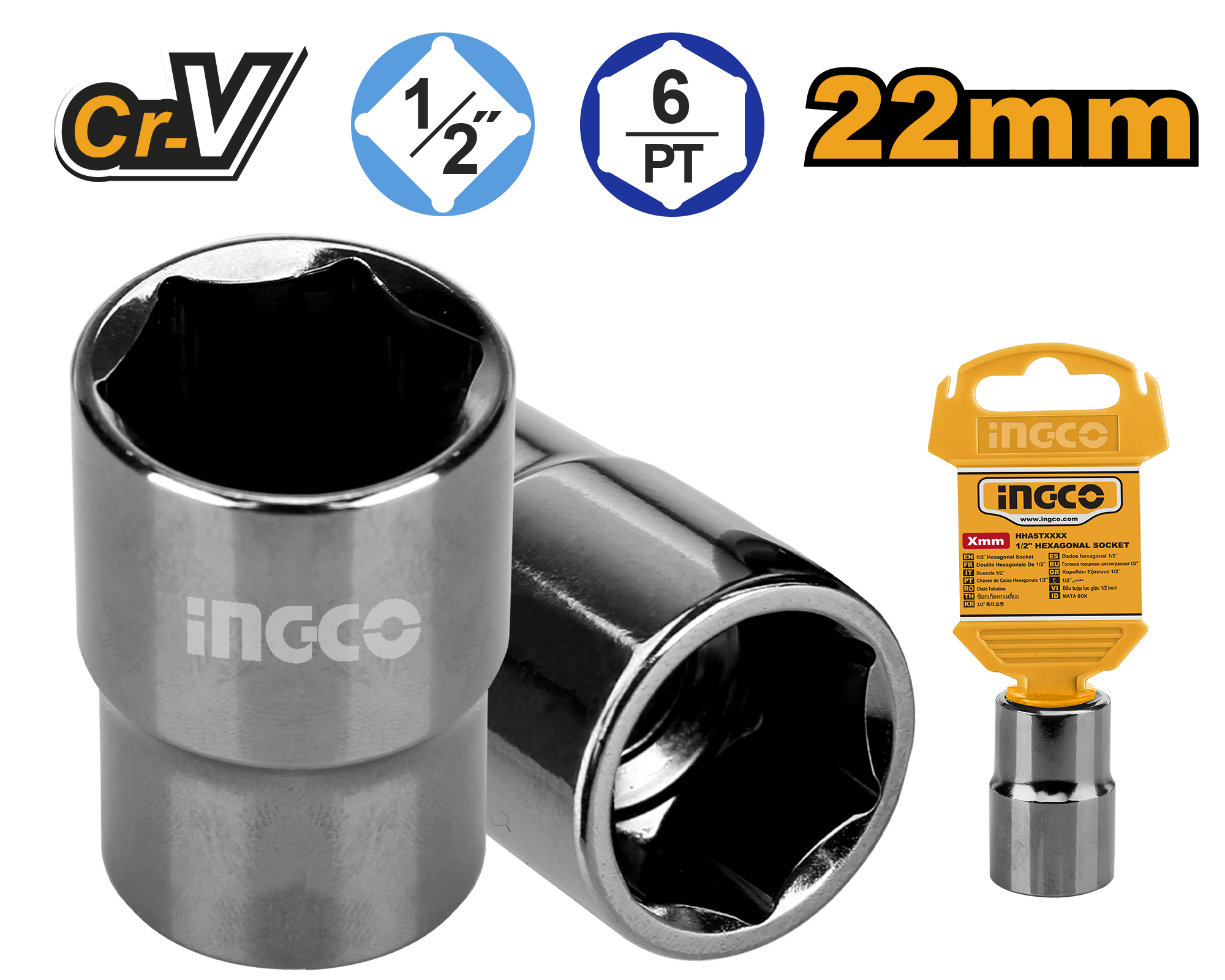 1/2" Hexagonal Socket