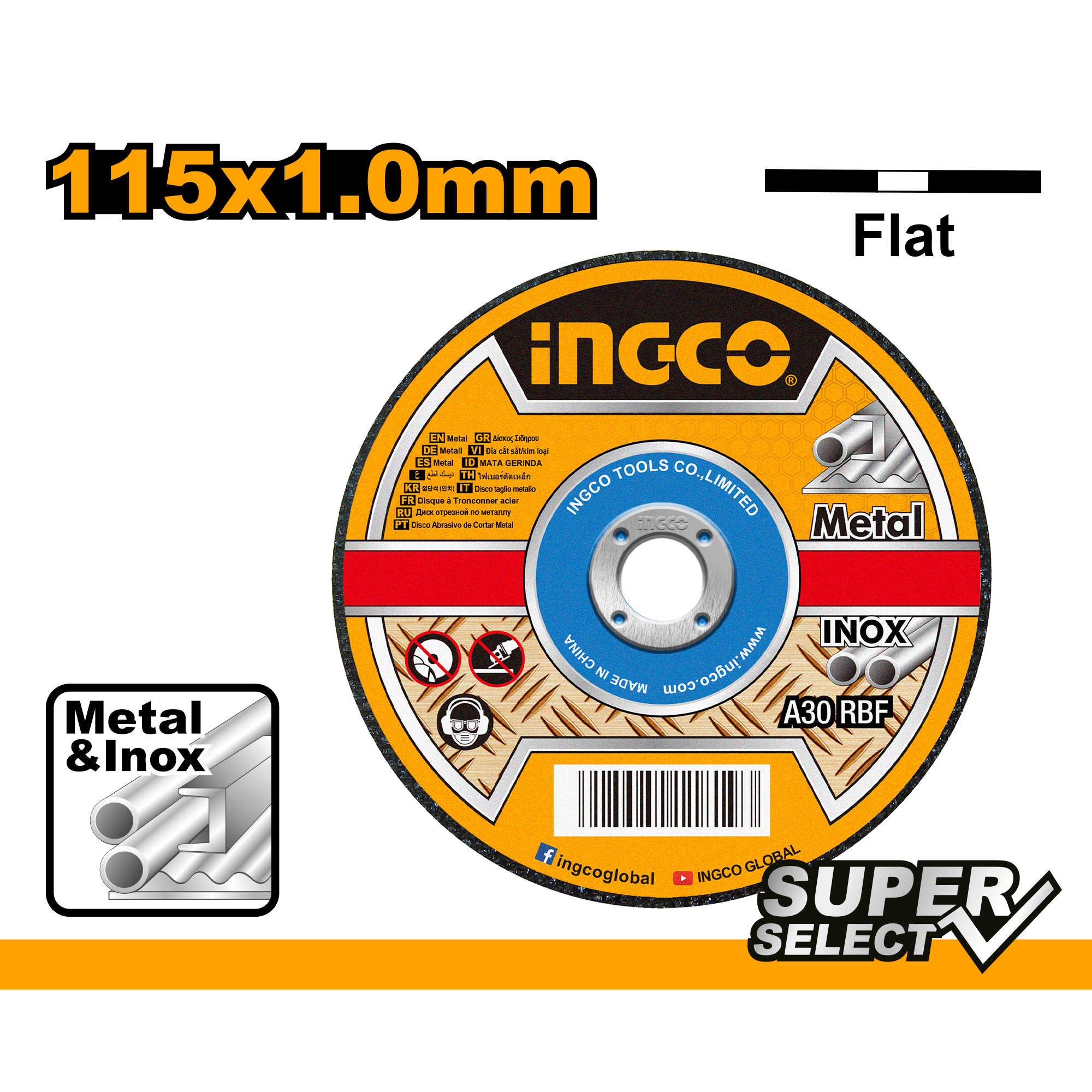 Abrasive Metal Cutting Disc