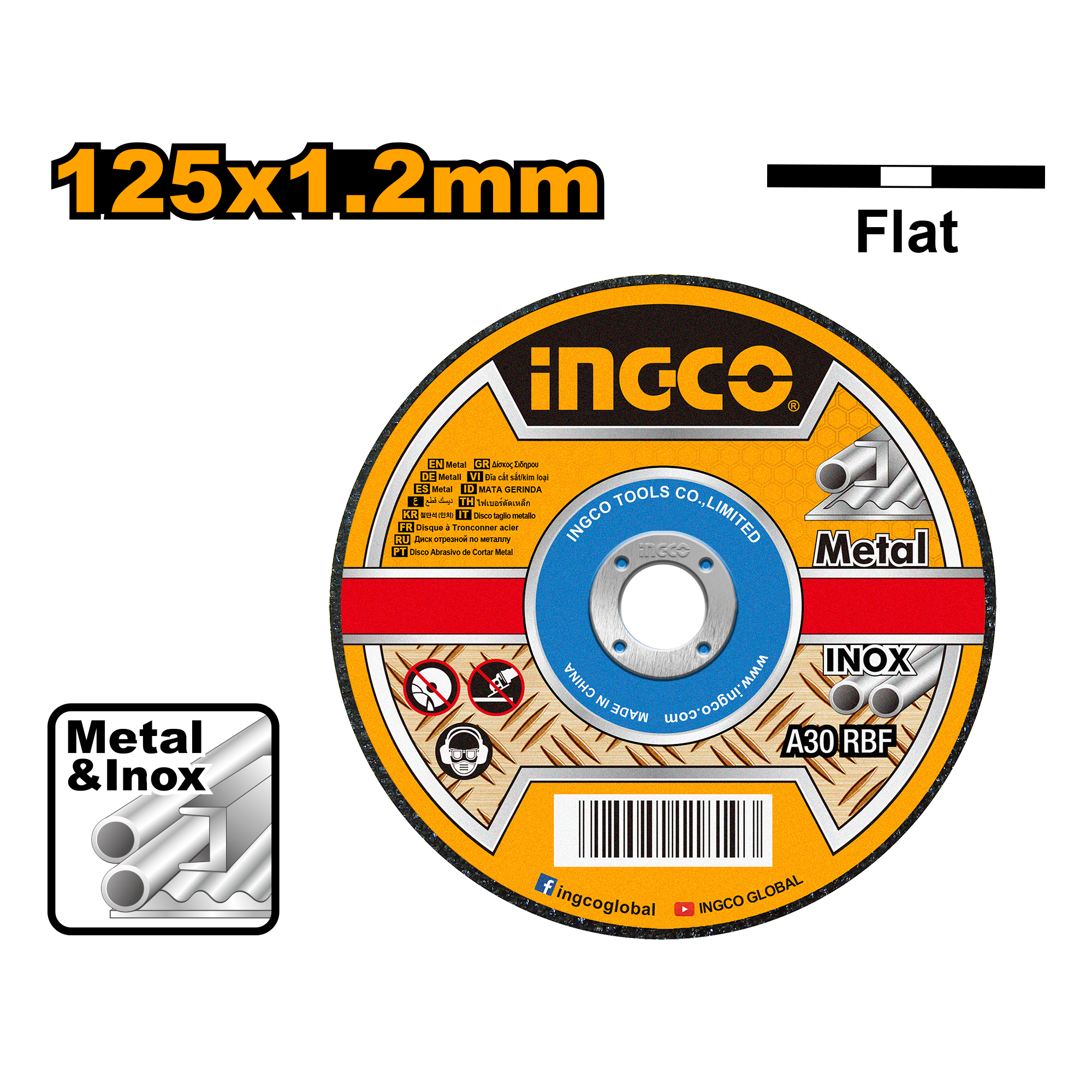 Abrasive Metal Cutting Disc