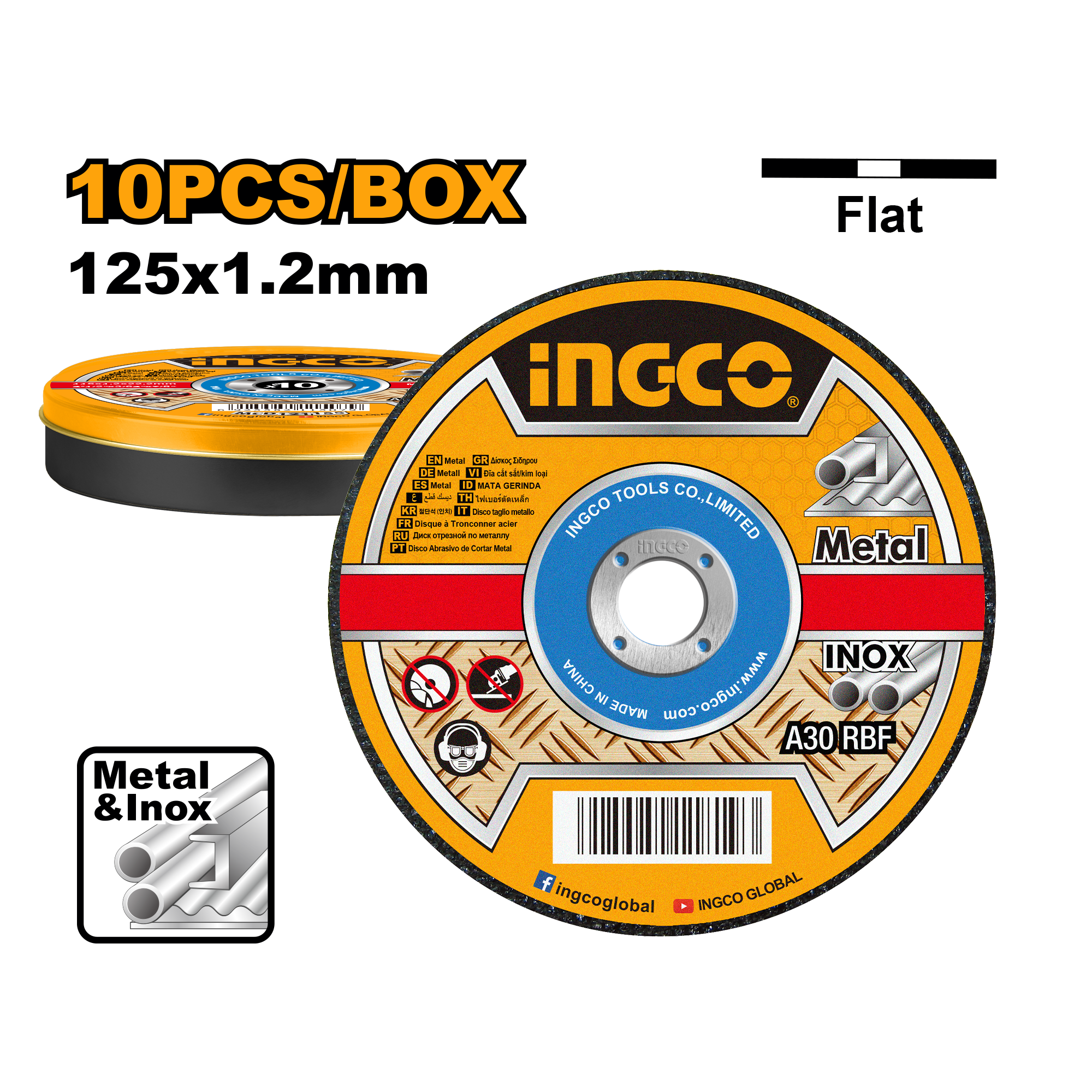 Abrasive Metal Cutting Disc Set