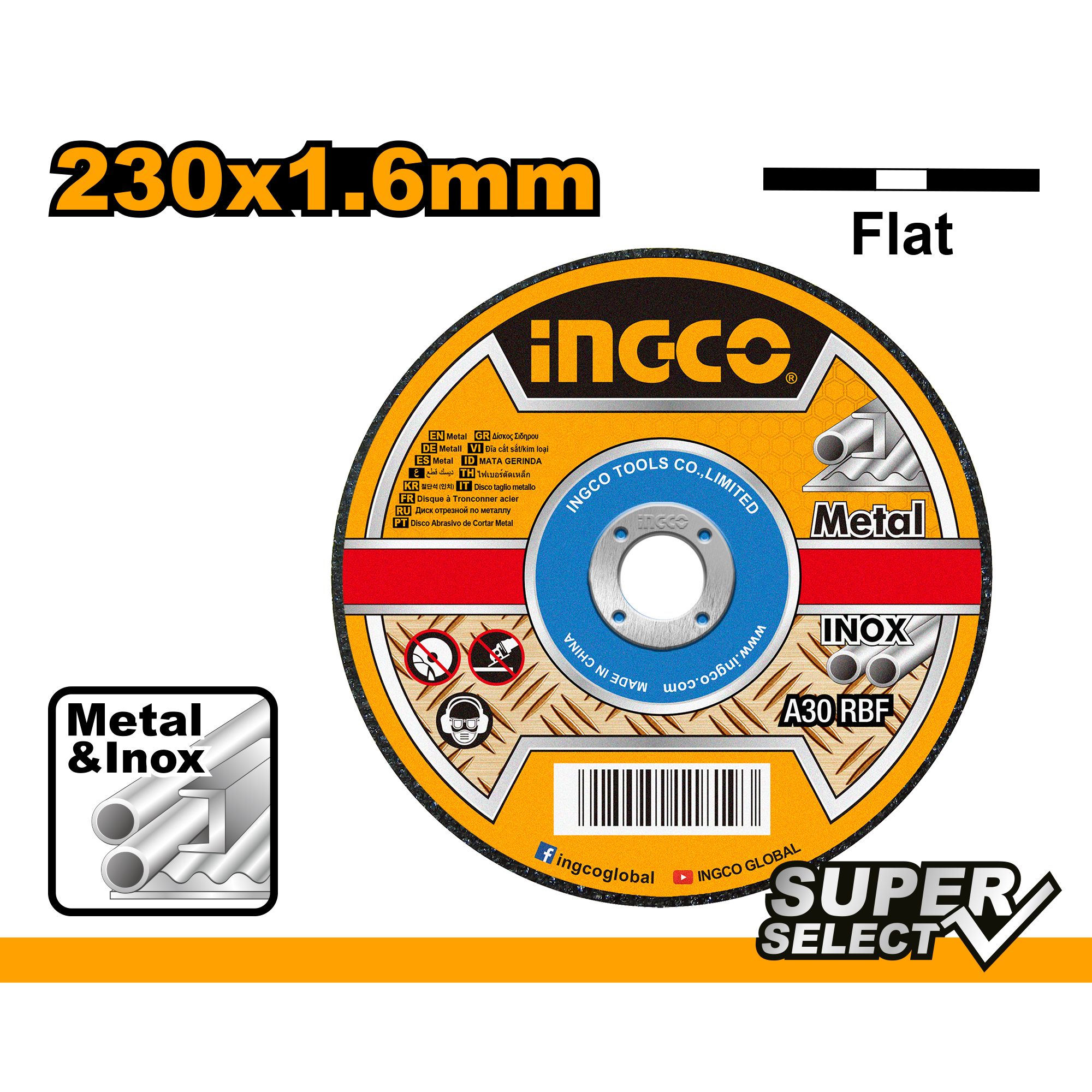 Abrasive Metal Cutting Disc