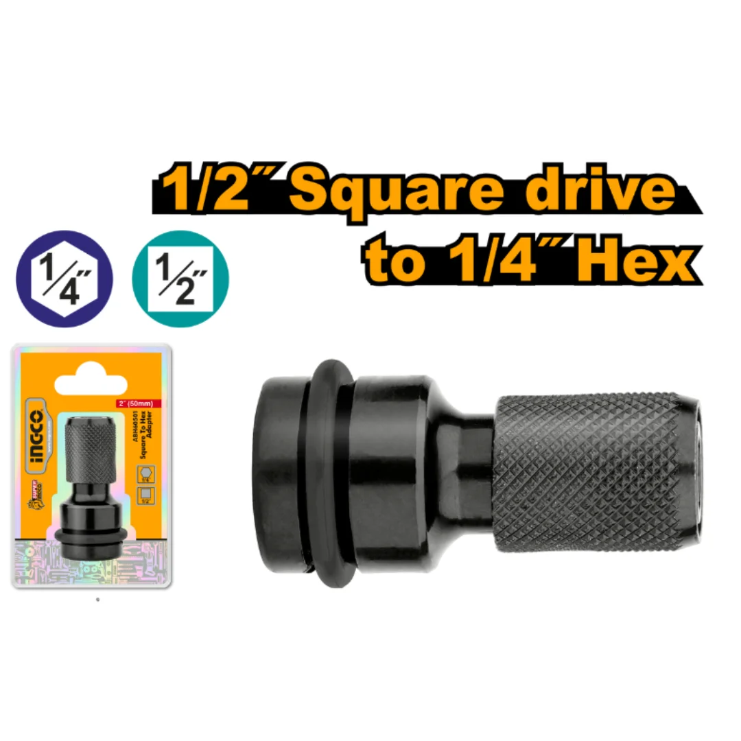 Square Drive To Hex Socket Adapter