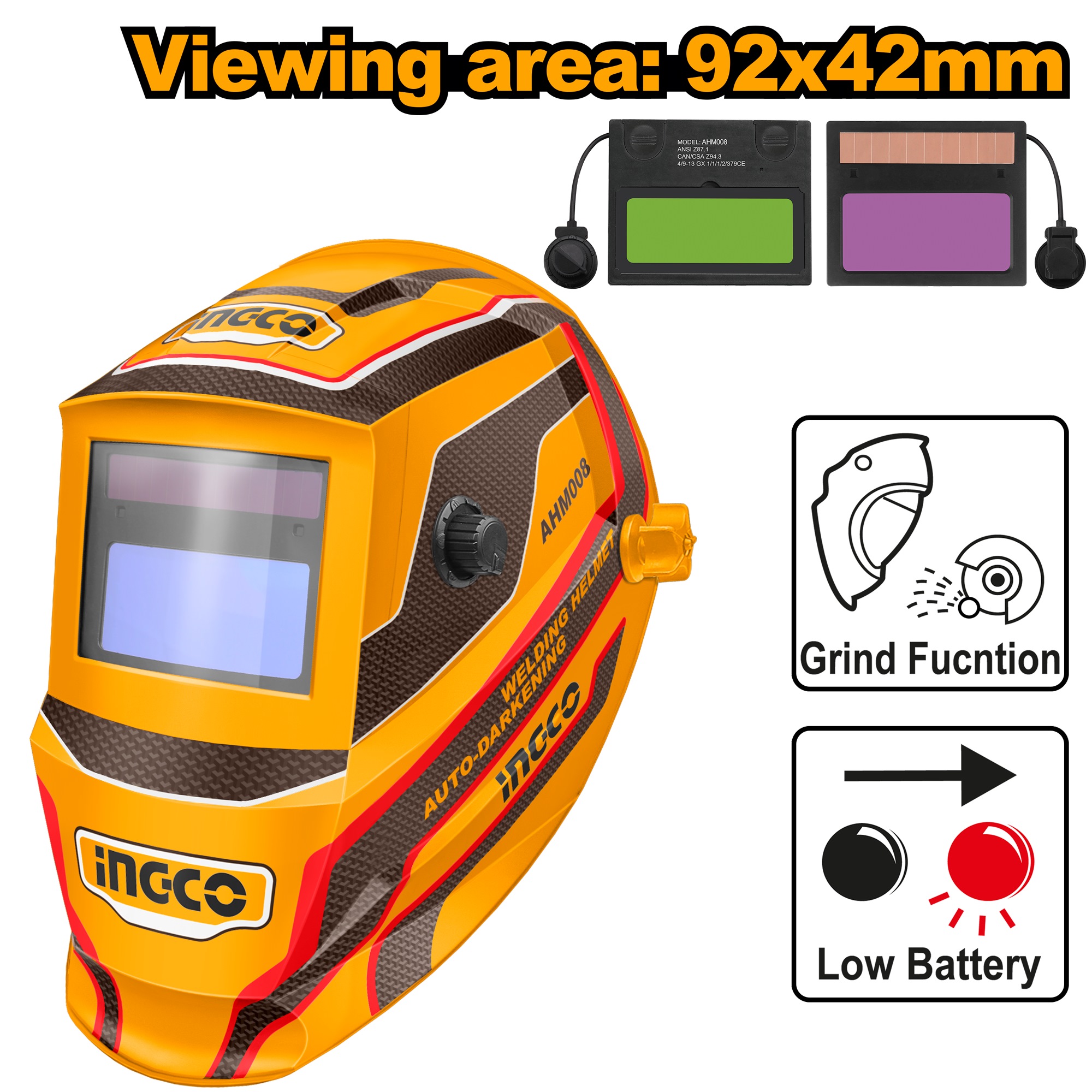 Auto-Darkening Welding Helmet