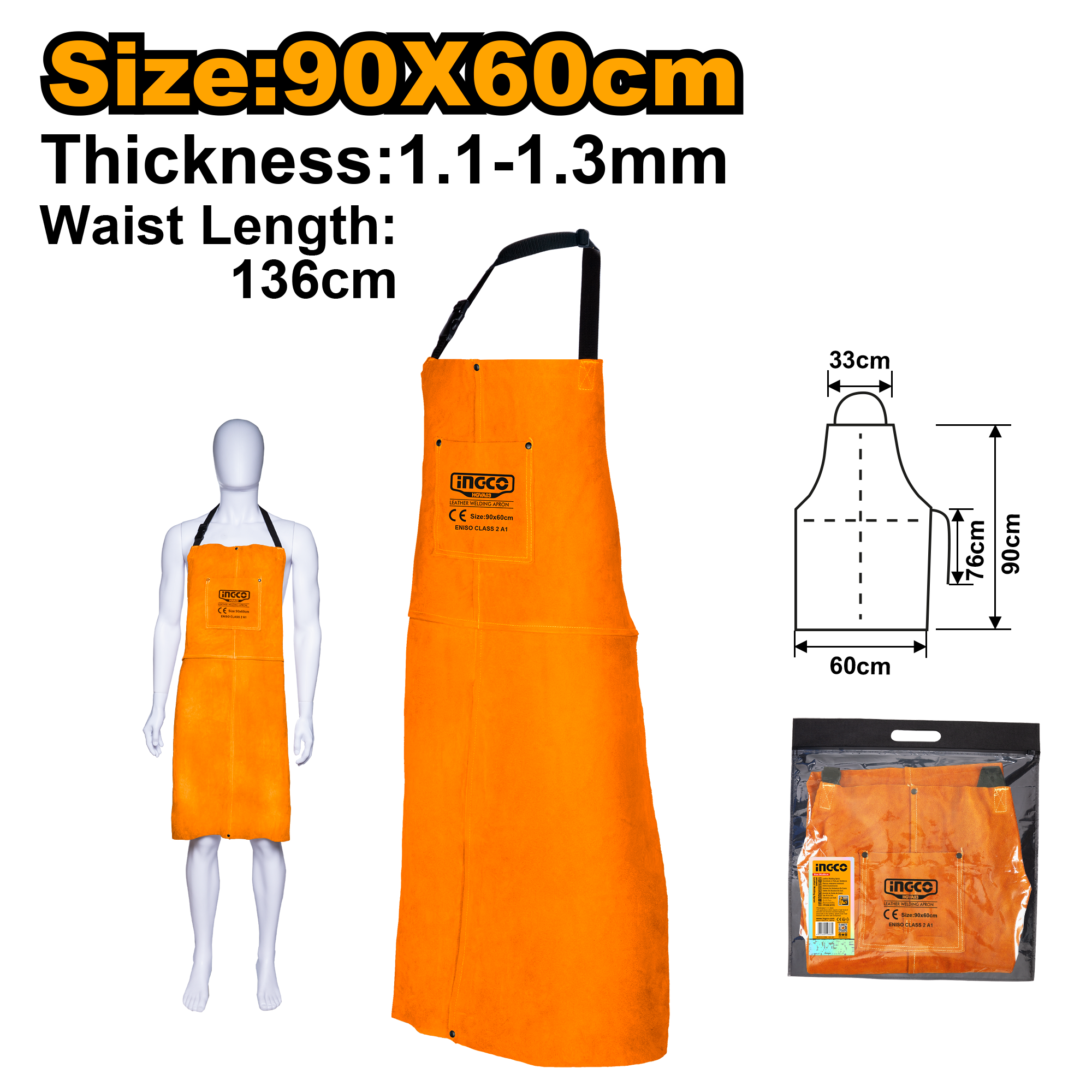 Leather Welding Apron