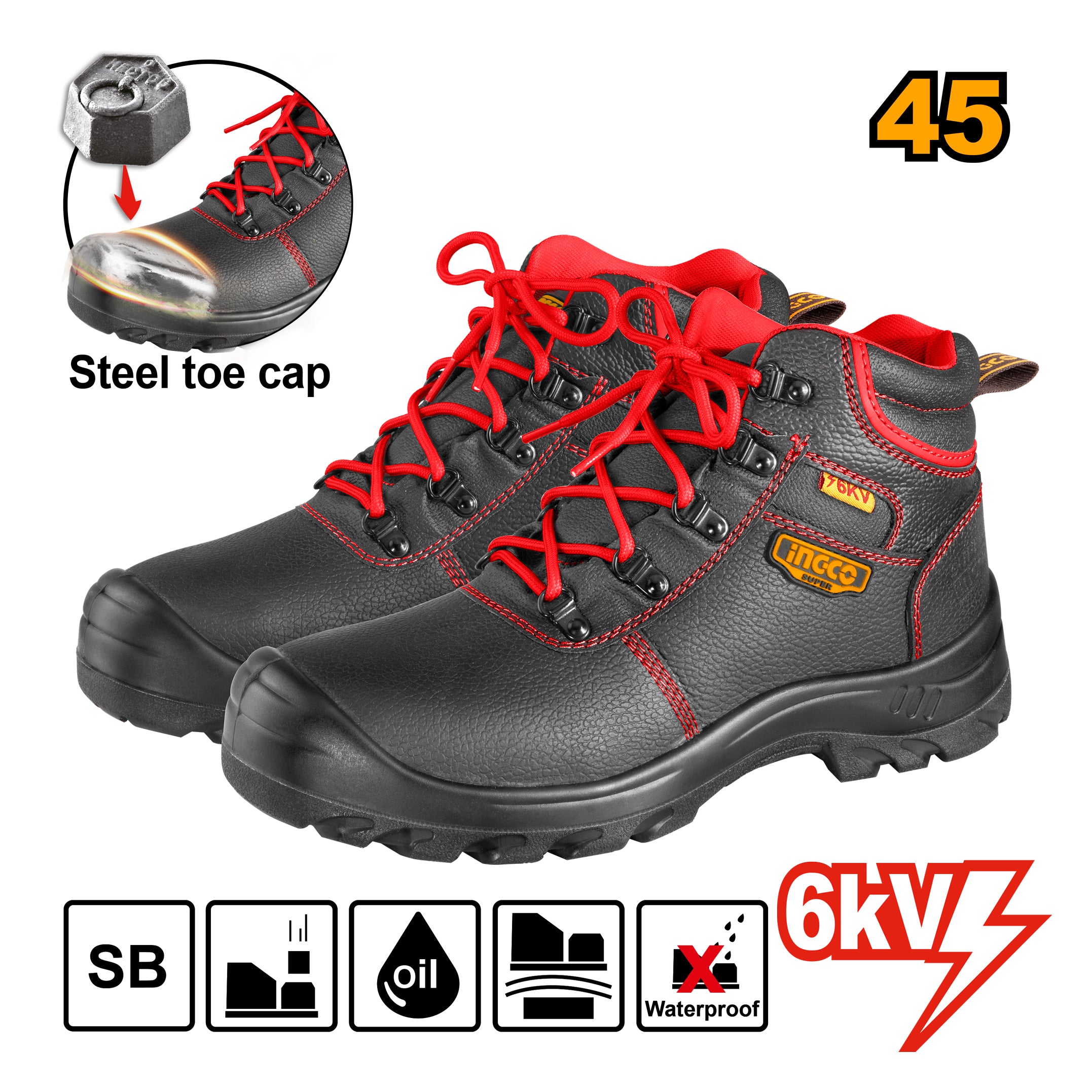 Insulated Safety Boots Size:45